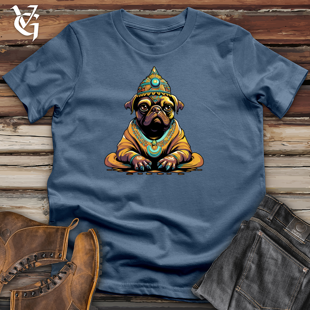 Viking Goods Pug Mystic Sovereign Cotton Tee Steel Blue / L