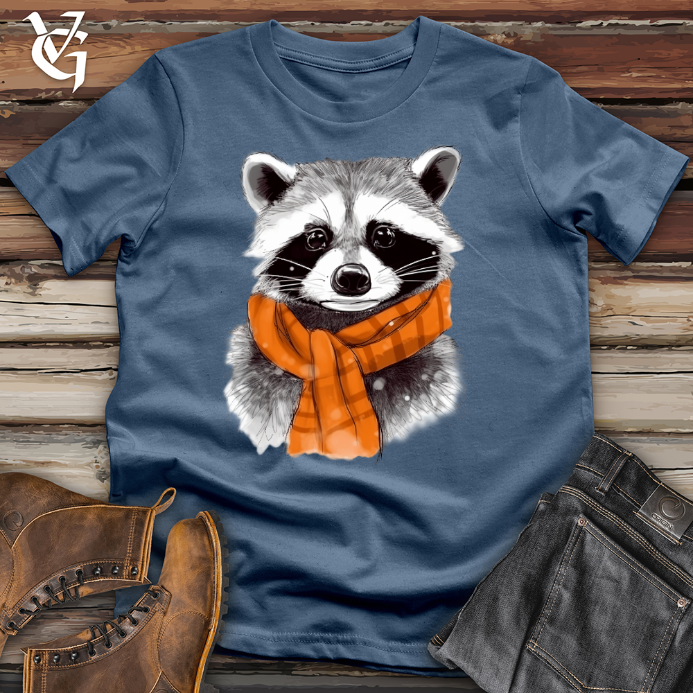 Viking Goods Raccoon Chief Cotton Tee Steel Blue / L