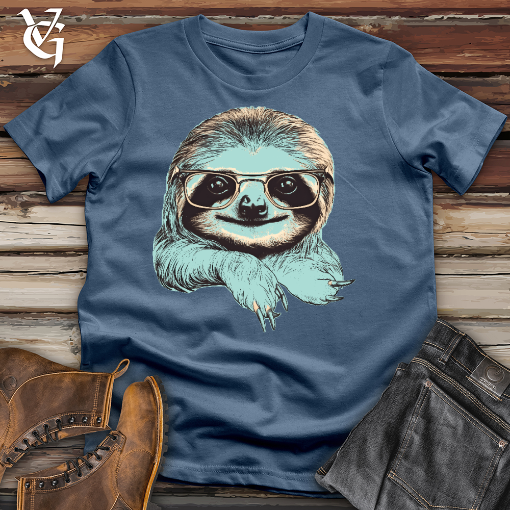 Viking Goods Sloth Life Cotton Tee Steel Blue / L