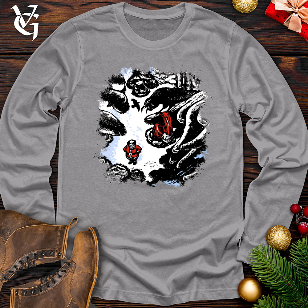 Viking Goods Christmas Raven Thief Long Sleeve Storm / L