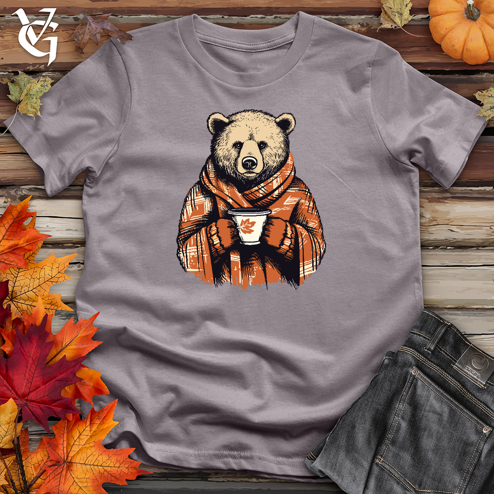 Viking Goods Cozy Cider Bear Cotton Tee Storm / L