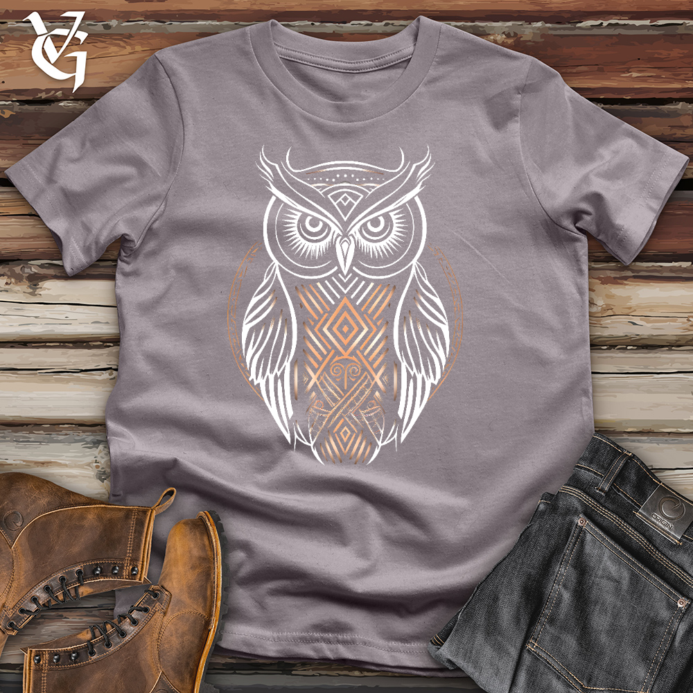 Viking Goods Curious Owl Cotton Tee Storm / L