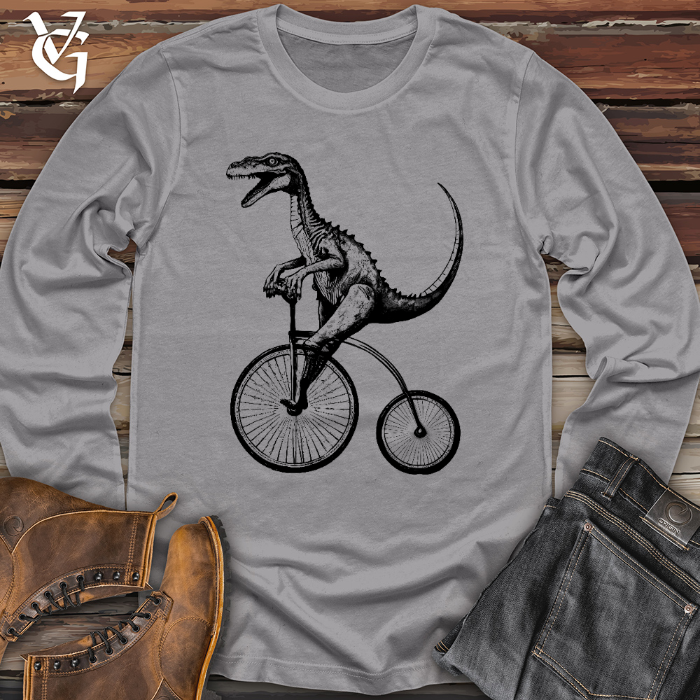 Viking Goods Dinosaur Cyclist Long Sleeve Storm / L