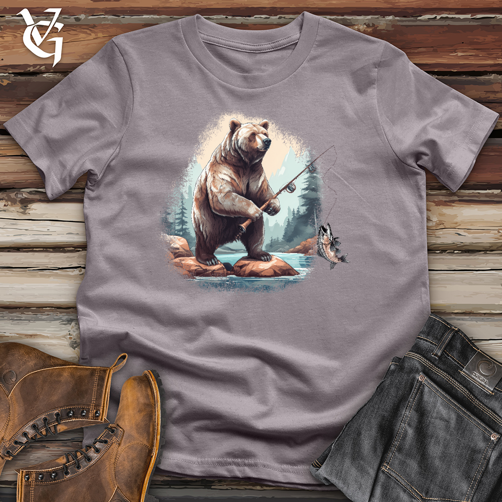 Viking Goods Fishing Bear Cotton Tee Storm / L