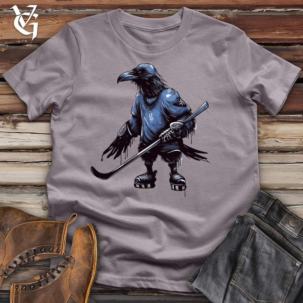 Viking Goods Ice Hockey Raven Cotton Tee Storm / L