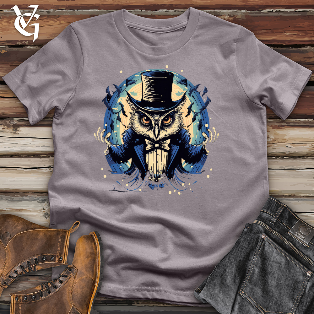 Viking Goods Magic Owl Wizard Cotton Tee Storm / L