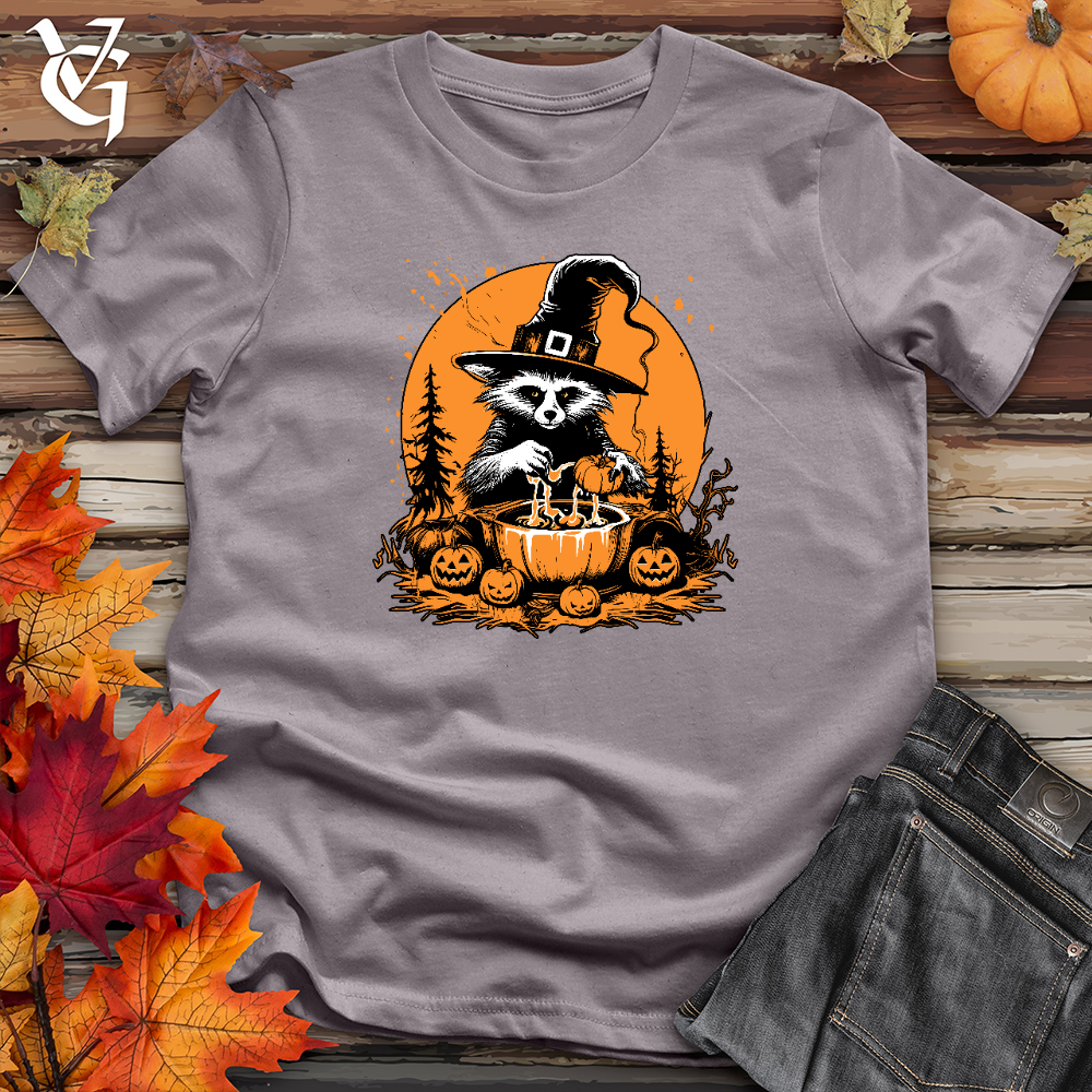 Viking Goods Mystic Cauldron Raccoon Cotton Tee Storm / L