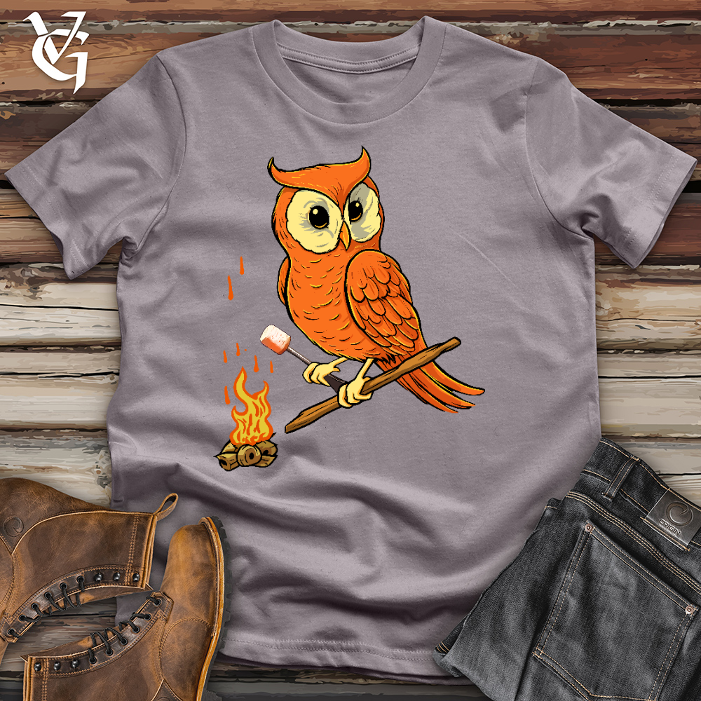 Viking Goods Owl Smores Cotton Tee Storm / L