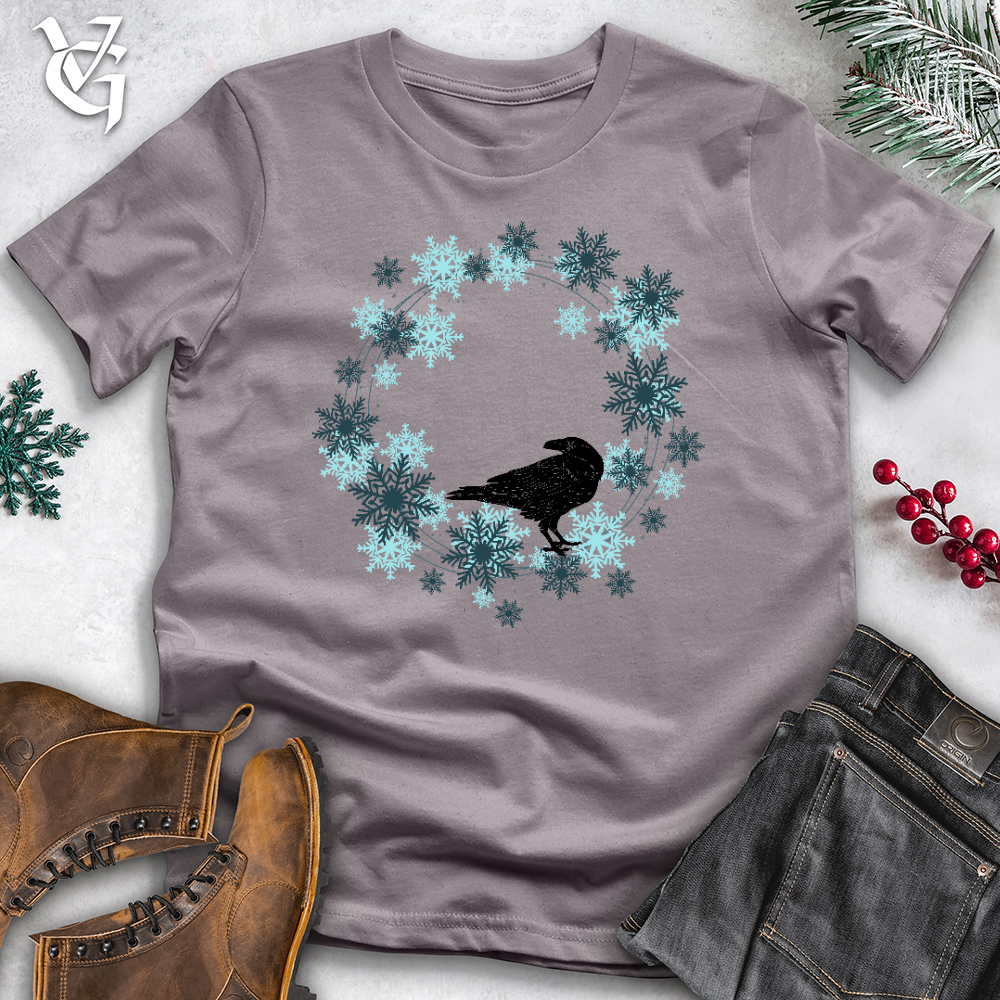 Viking Goods Snowflake Wreath Cotton Tee Storm / L