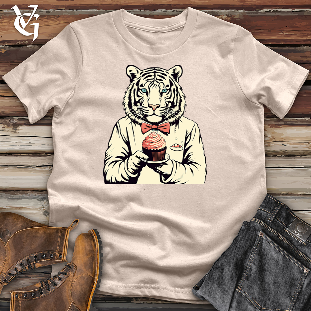 Viking Goods Dapper Tiger Treat Cotton Tee Tan / L
