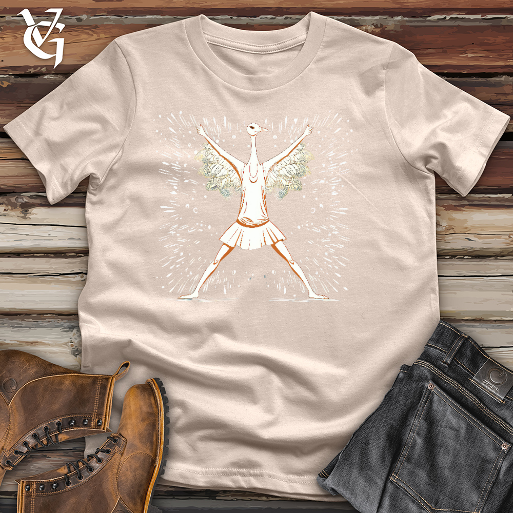 Viking Goods Ostrich Yoga Instructor Cotton Tee Tan / L