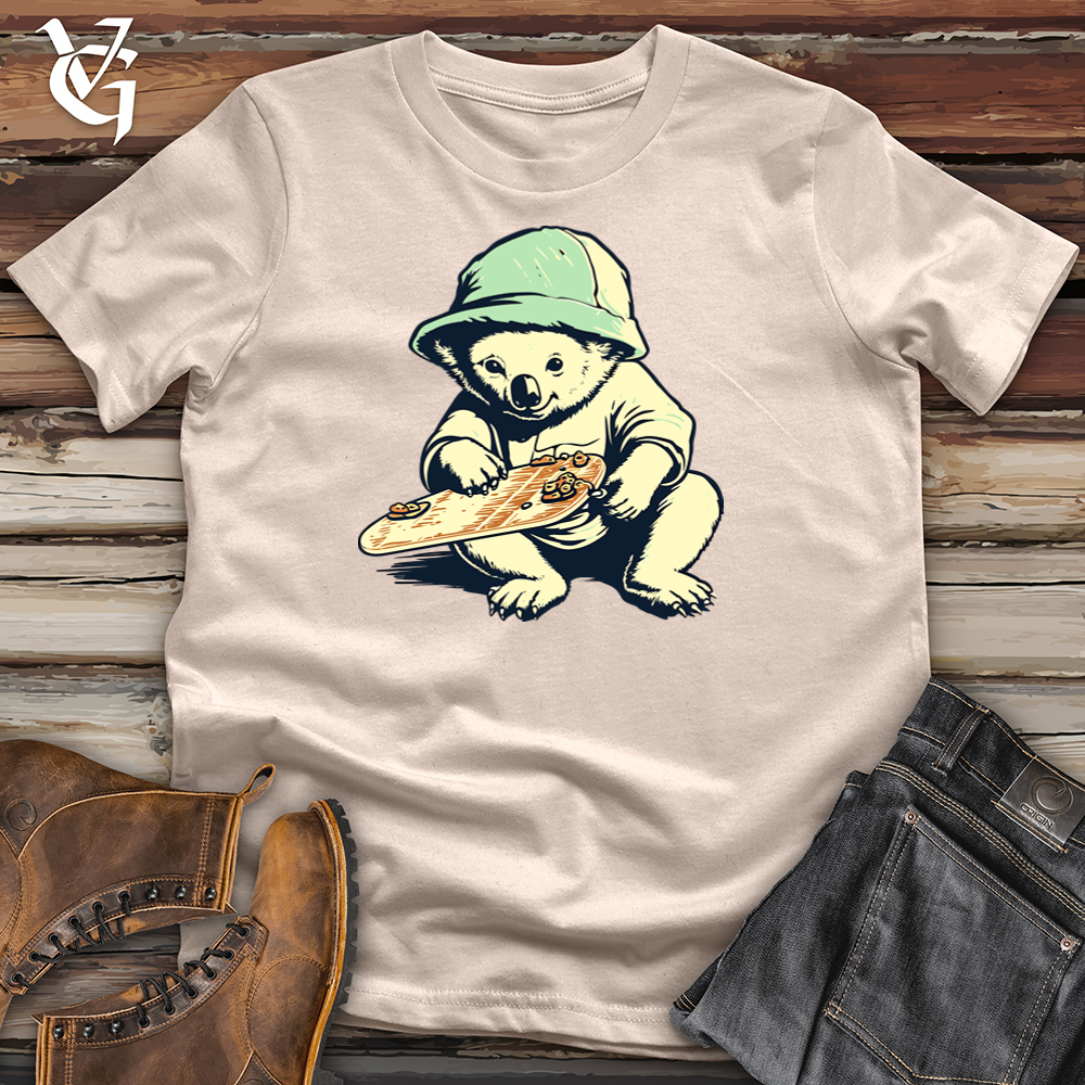 Viking Goods Radical Koala Skates Cotton Tee Tan / L