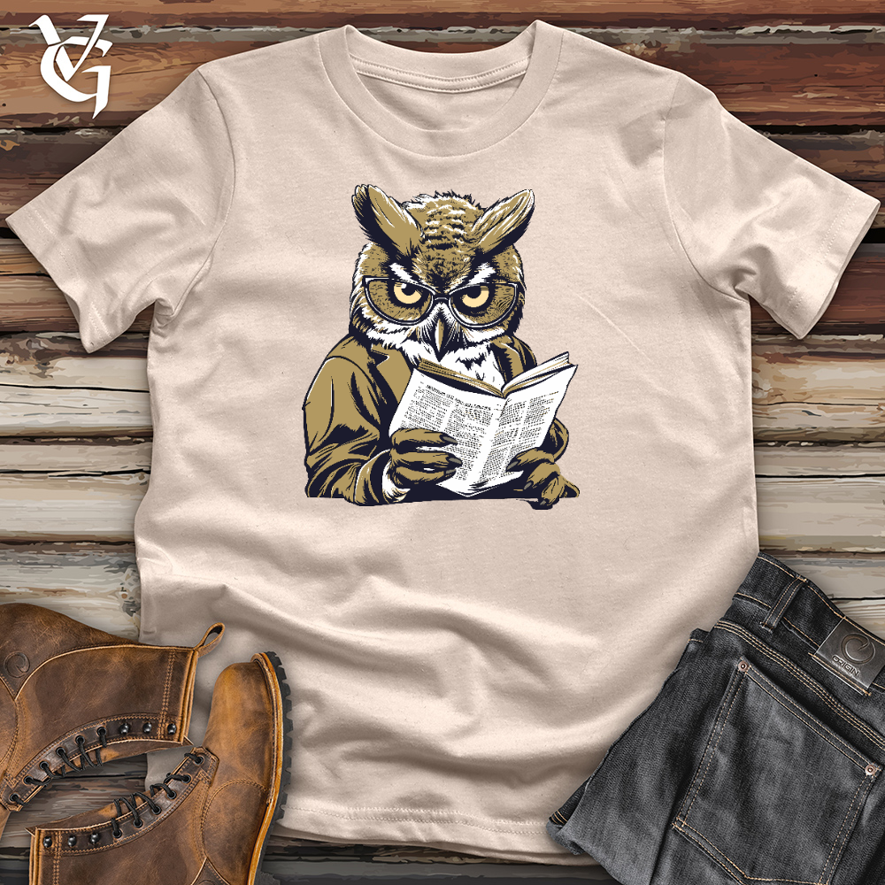 Viking Goods Wise Newsreader Cotton Tee Tan / L