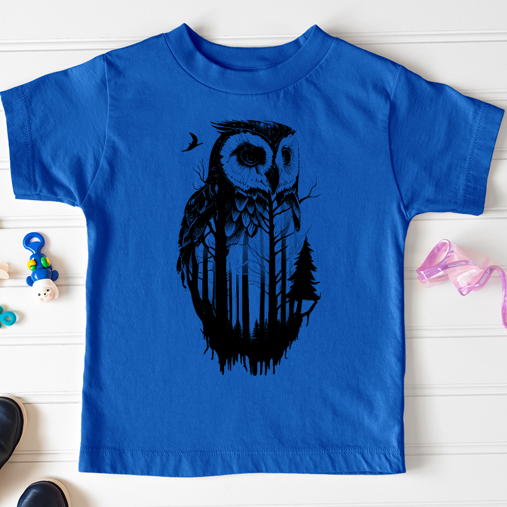 Viking Goods Owl Soul Toddler Tee True Royal / 2T