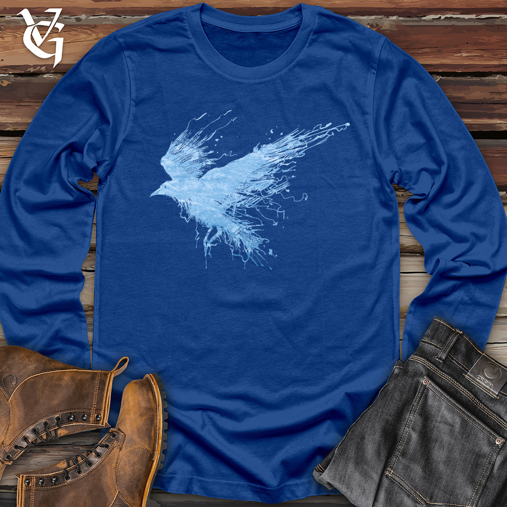 Viking Goods Smokey Winter Raven Long Sleeve True Royal / L