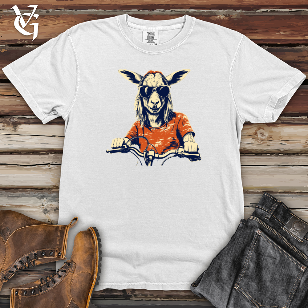 Viking Goods Goat Cycle Quest Heavy Cotton Comfort Colors Tee White / L