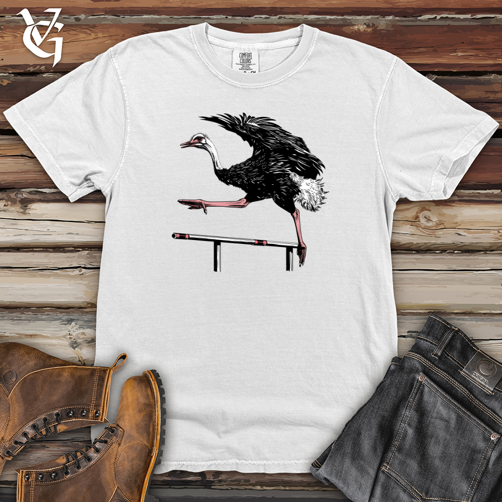 Viking Goods Ostrich Hurdle Sprint Heavy Cotton Comfort Colors Tee White / L