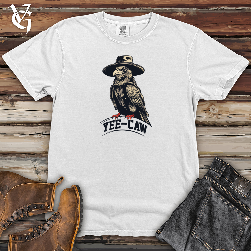 Viking Goods Retro Rancher Raven Heavy Cotton Comfort Colors Tee White / L