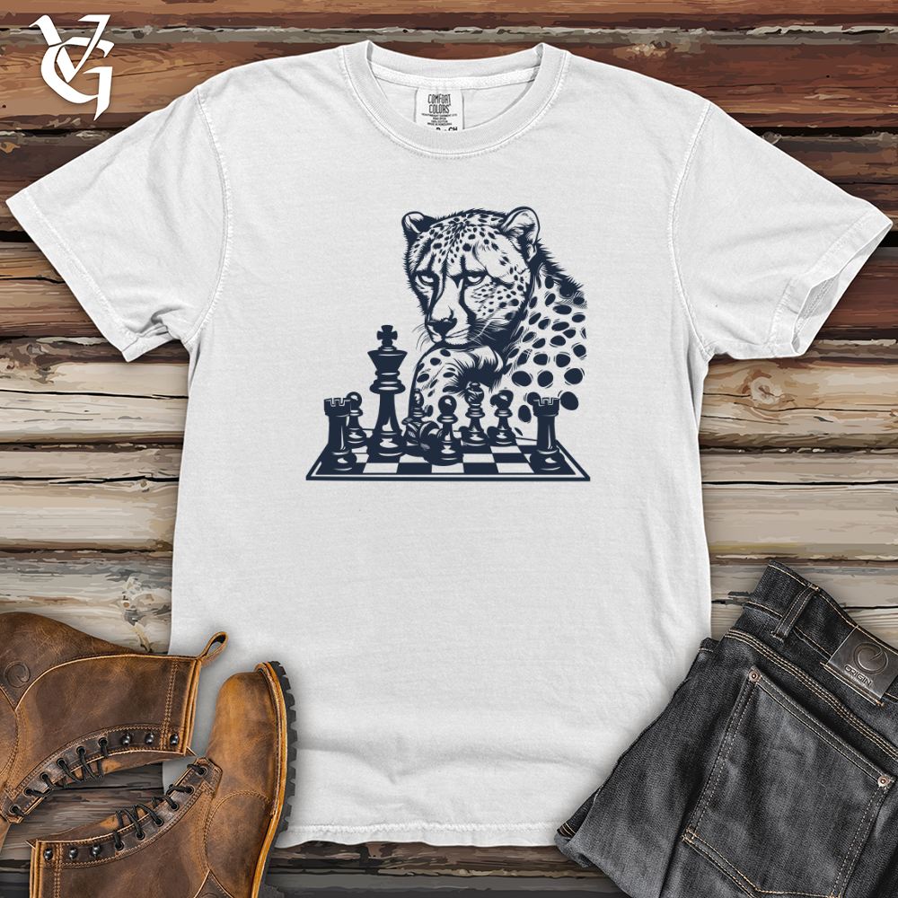 Viking Goods Strategic Leopard Gambit Heavy Cotton Comfort Colors Tee White / L