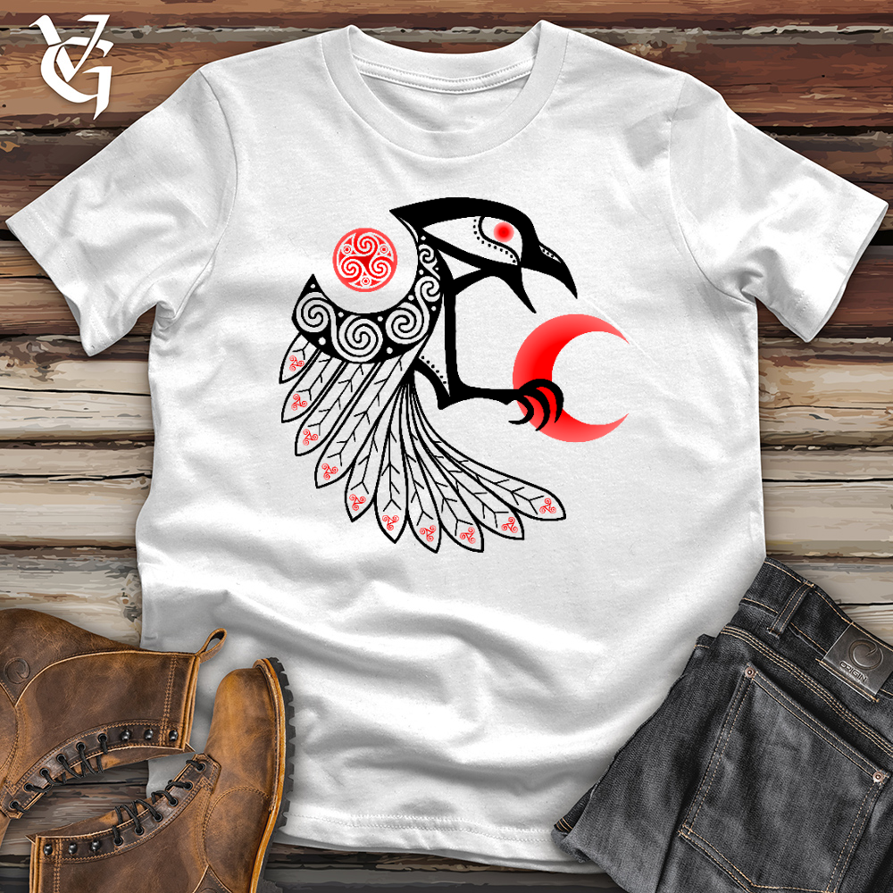 Viking Goods Triskele & The Red Moon B Cotton Tee White / L