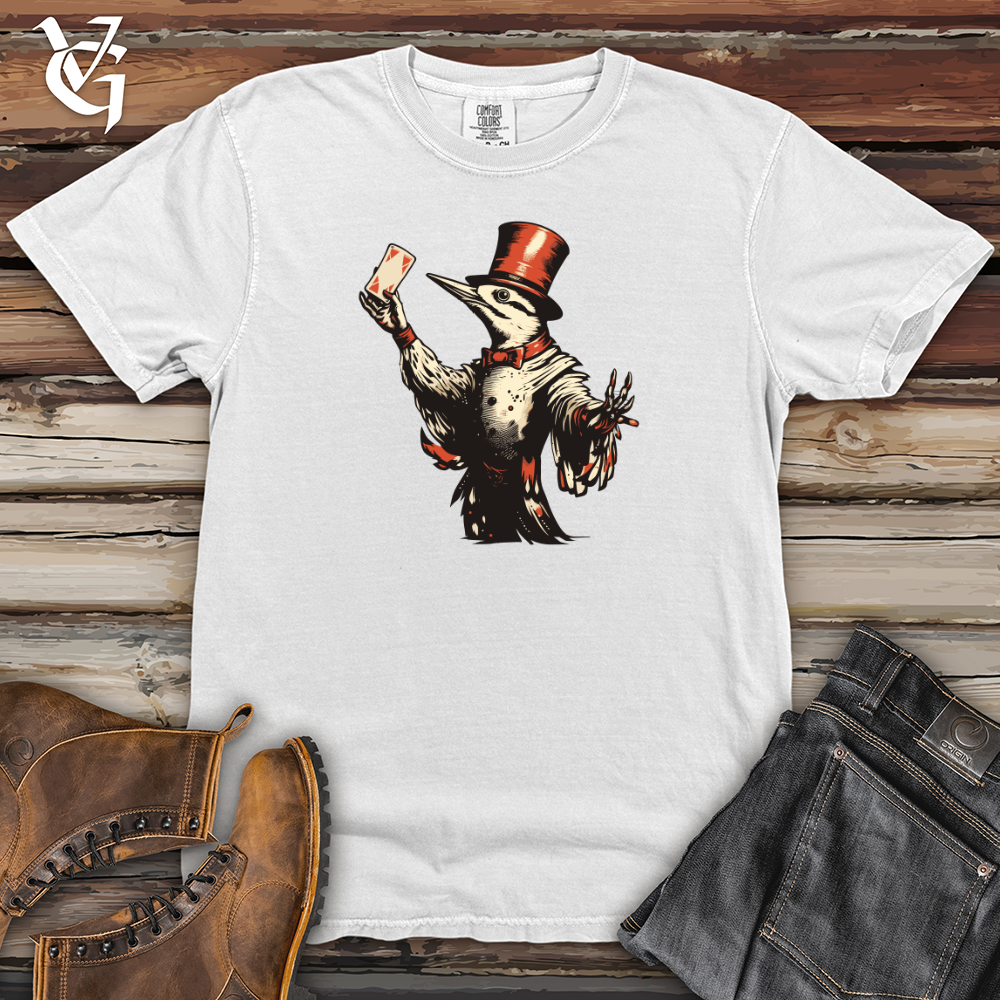 Viking Goods Woodpecker Magic Show Heavy Cotton Comfort Colors Tee White / L