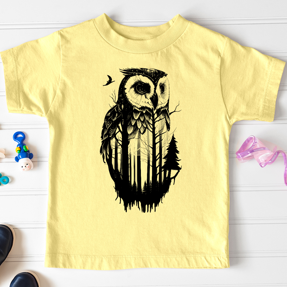 Viking Goods Owl Soul Toddler Tee Yellow / 2T
