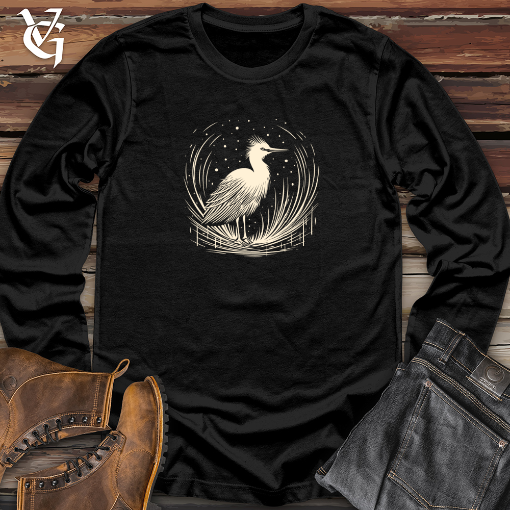 Exploring the Graceful Beauty of Egrets: Showcase Your Love with Stylish Graphic Apparel