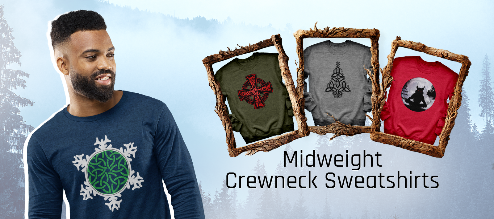 Midweight Crewneck Sweatshirts