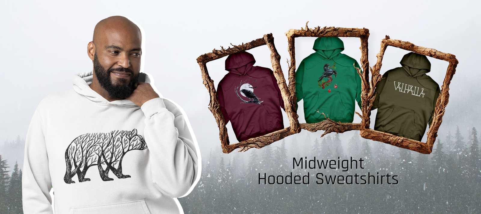 Midweight Hooded Sweatshirts