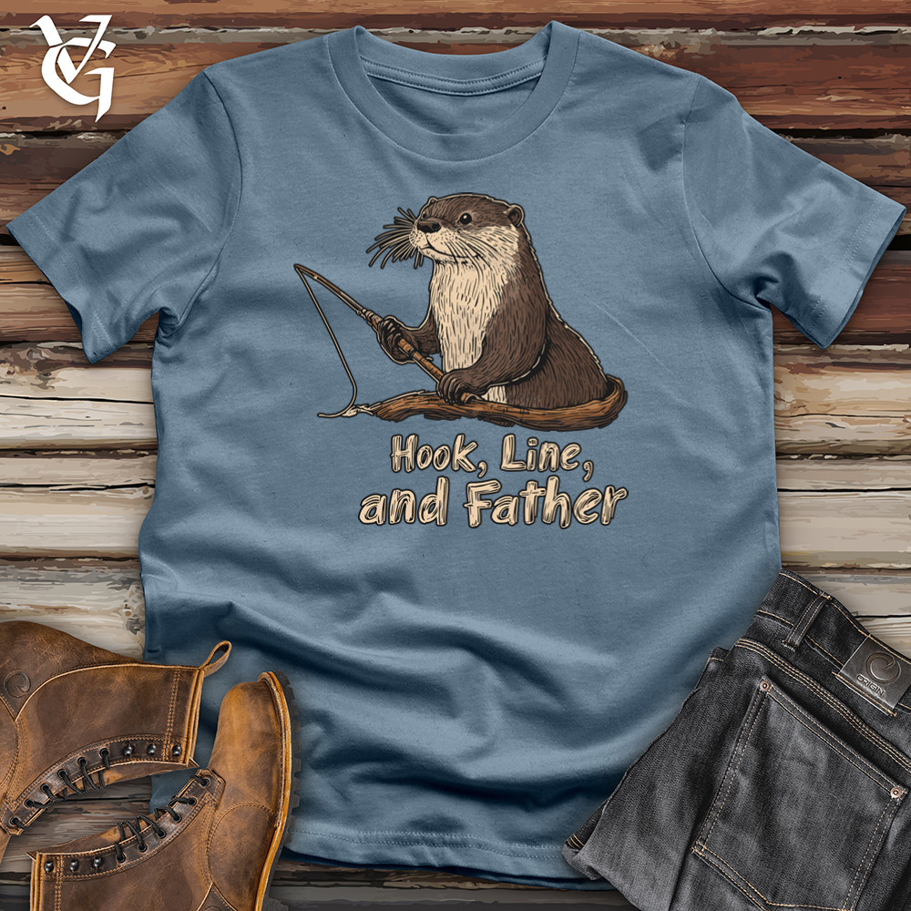 Hook Line and Father Otter Softstyle Tee