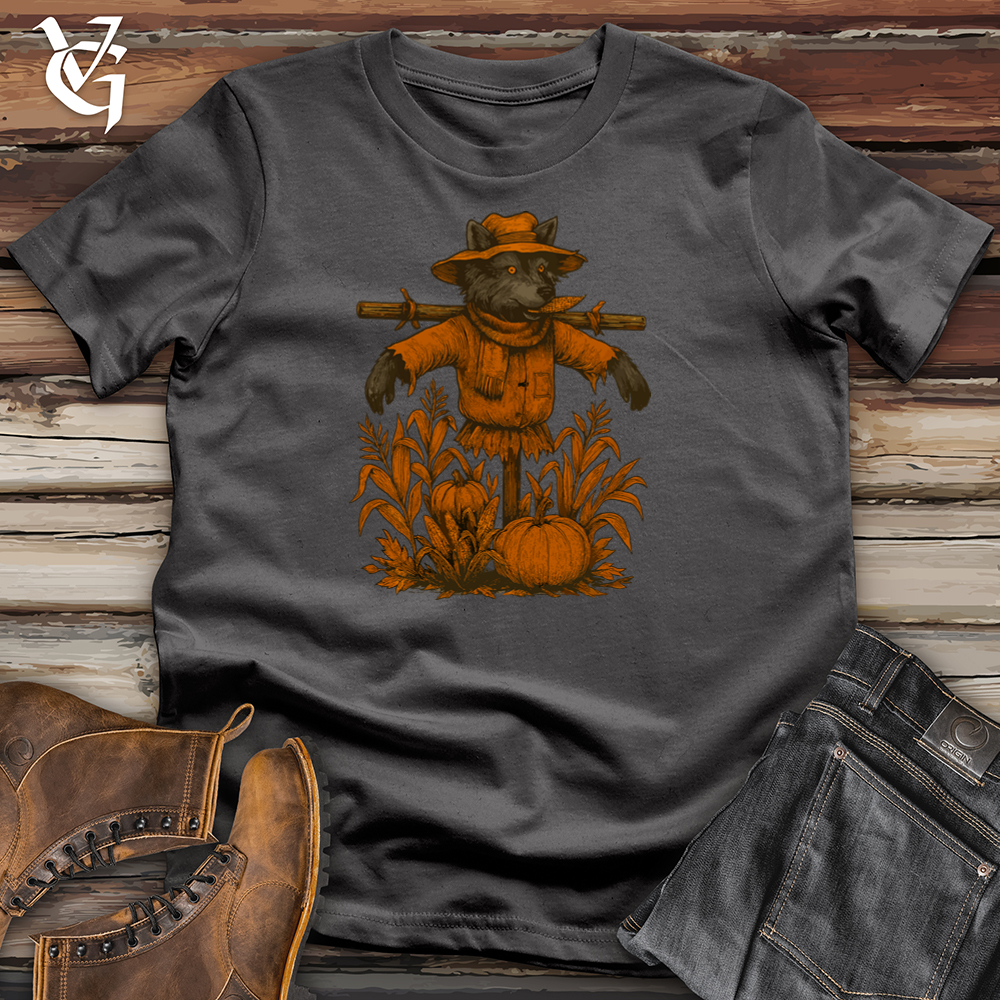 Wolf Halloween Scarecrow Softstyle Tee