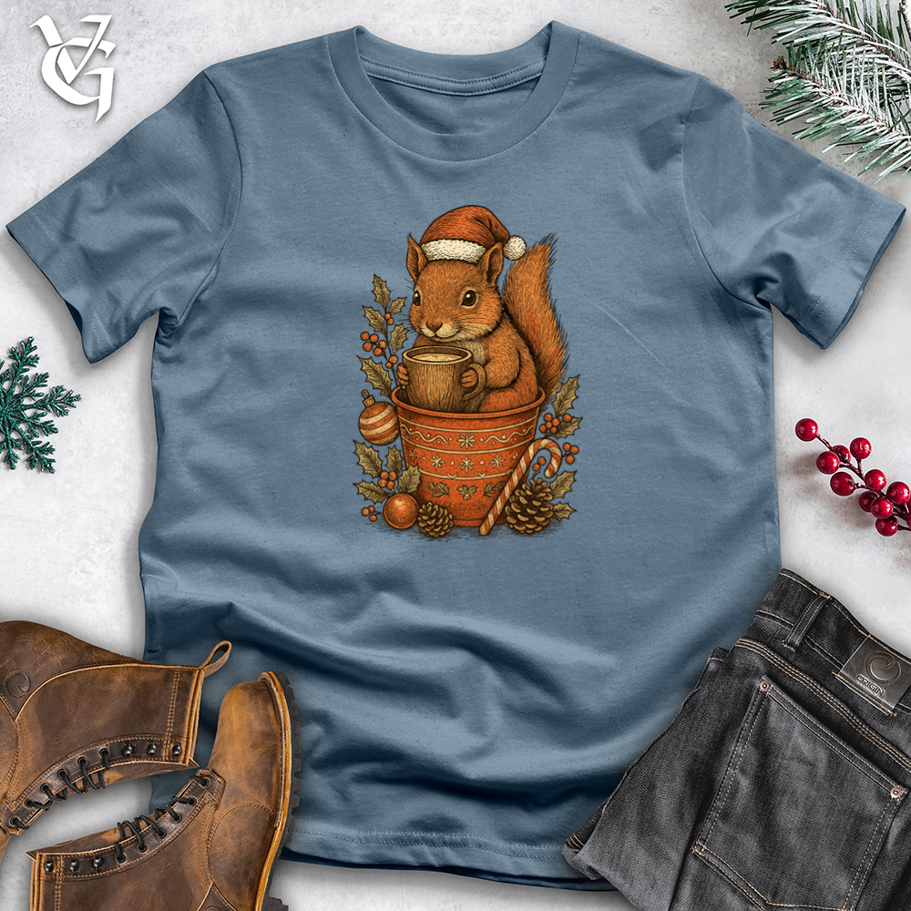 Cozy Christmas Squirrel Tee