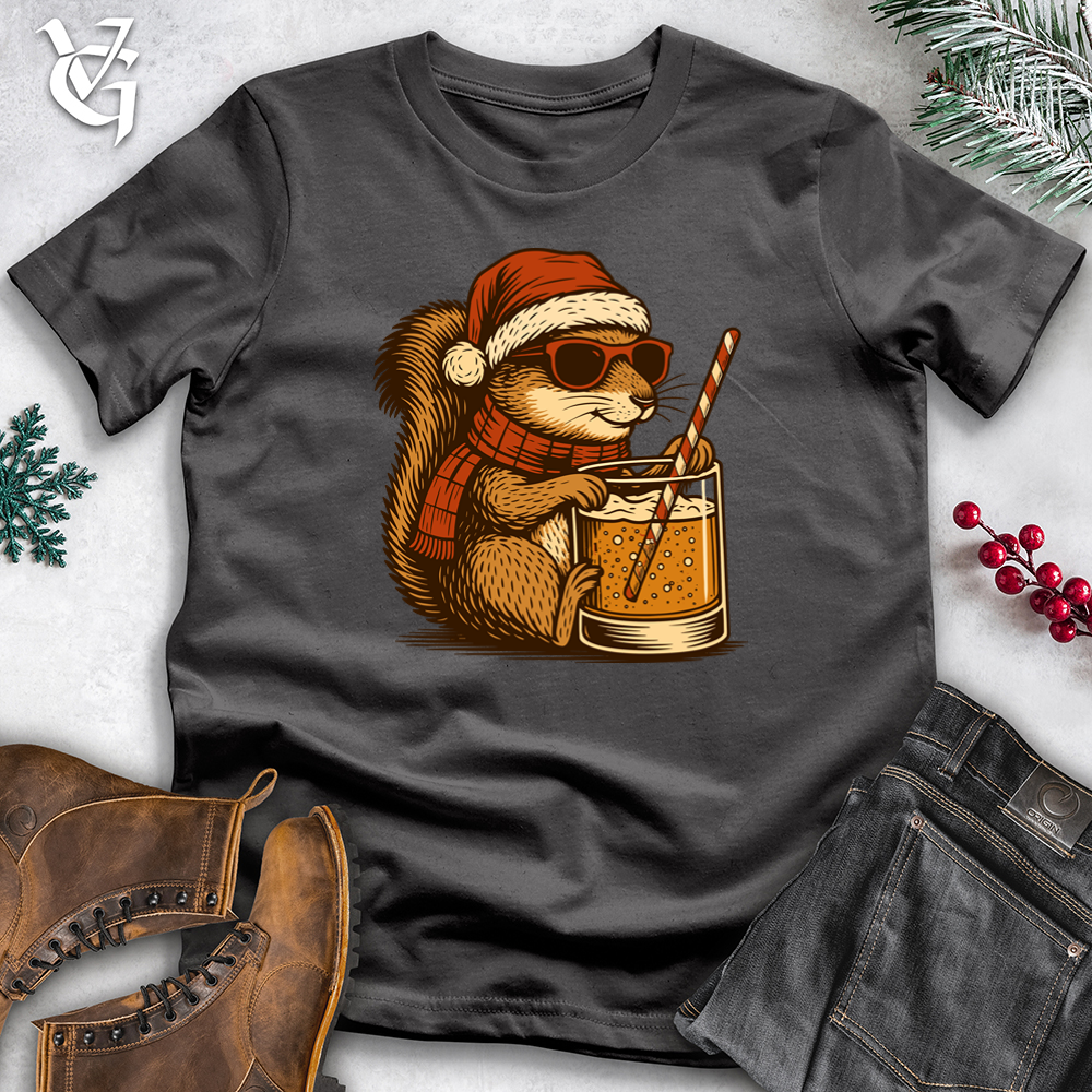 Christmas Thirsty Squirrel Softstyle Tee