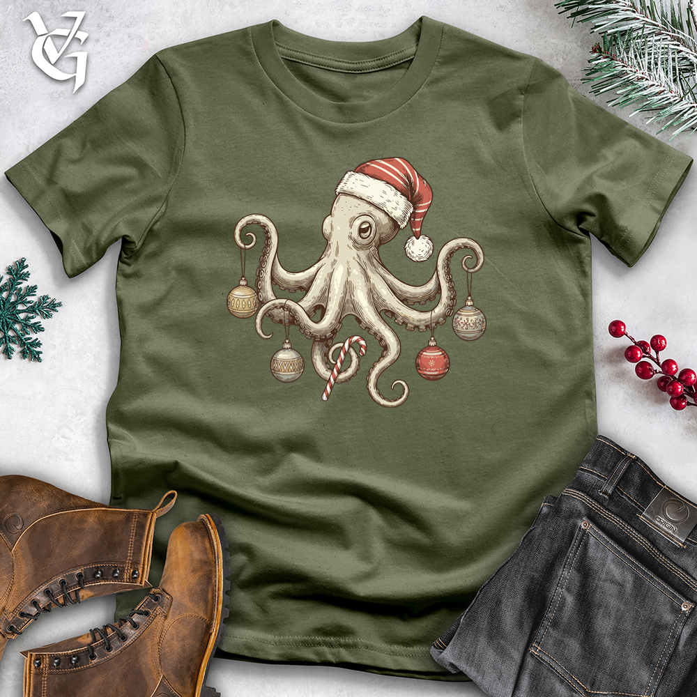 Christmas Octopus Softstyle Tee