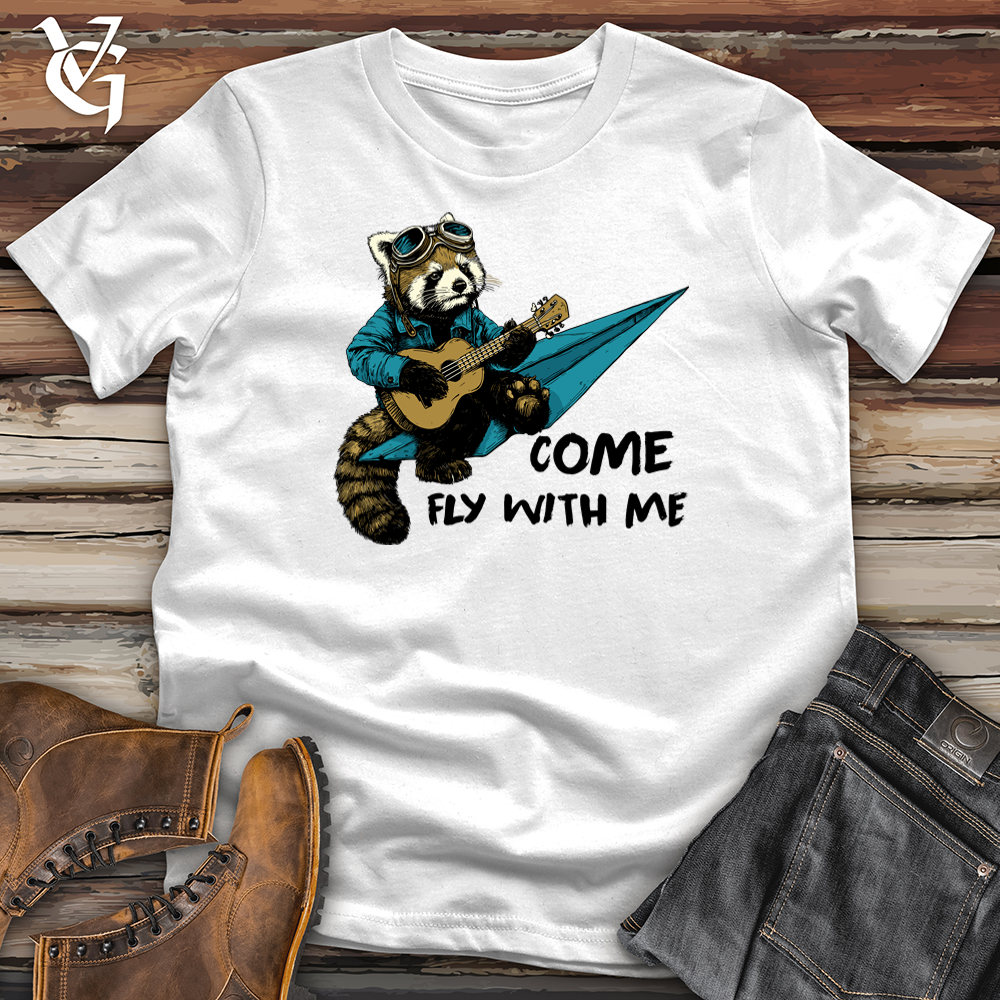Come Fly With Me Red Panda Softstyle Tee