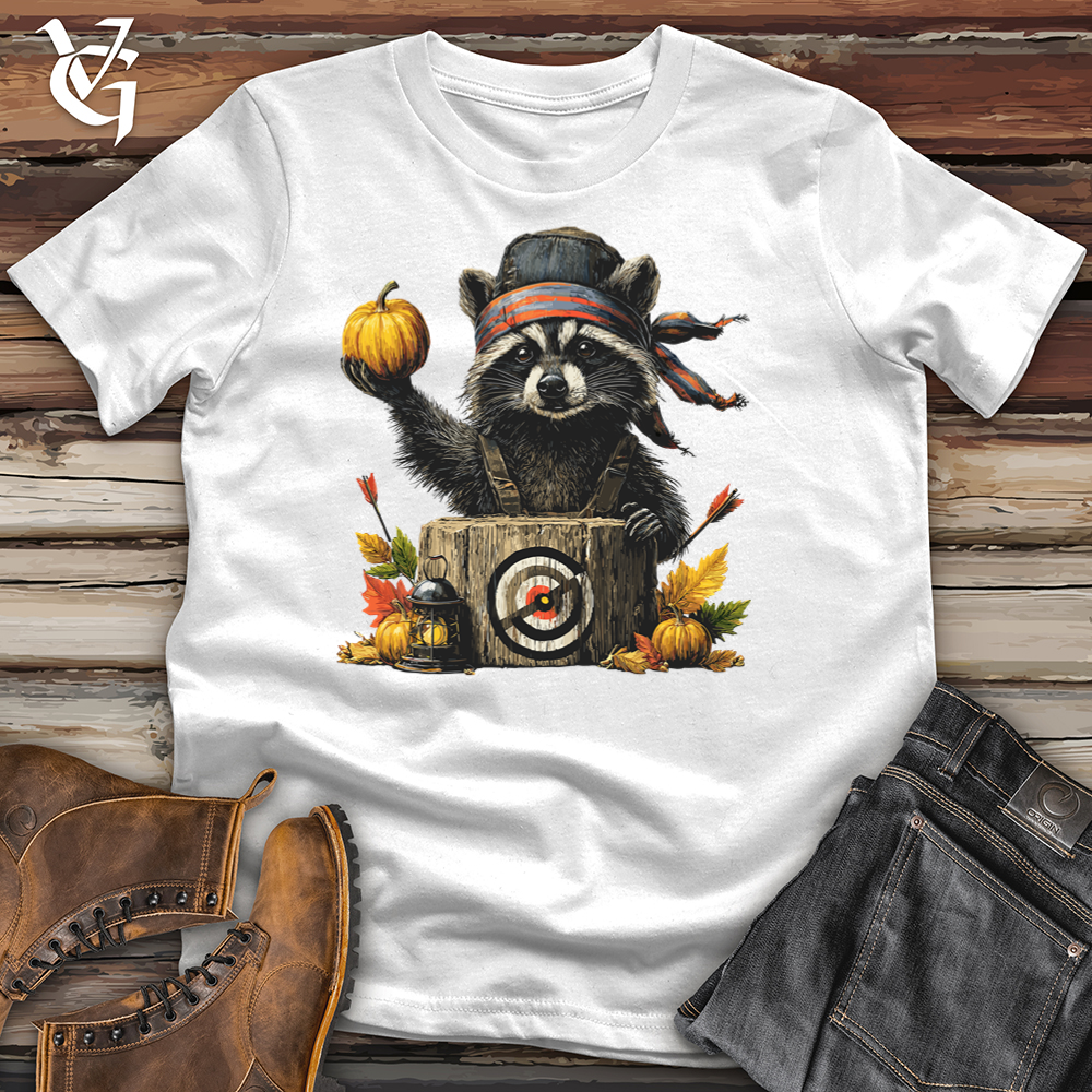 Raccoon Pumpkin Target Softstyle Tee