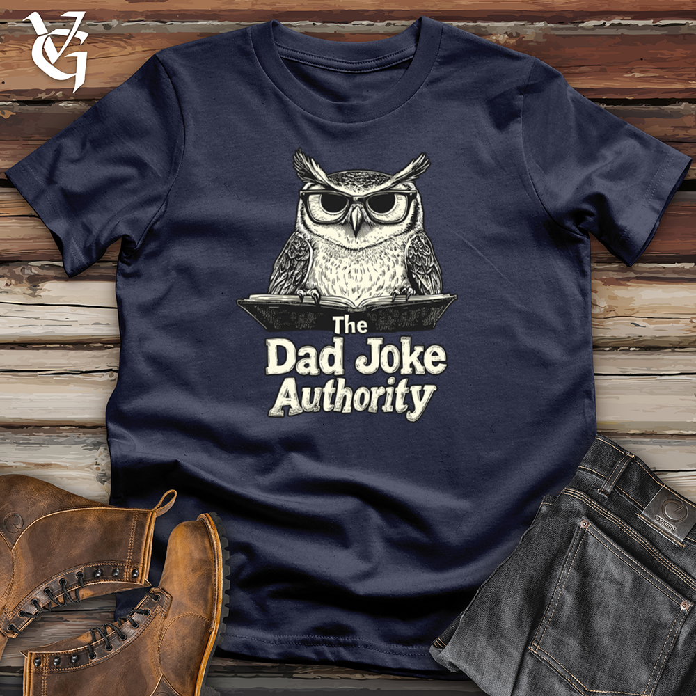 Dad Joke Authority Owl Softstyle Tee