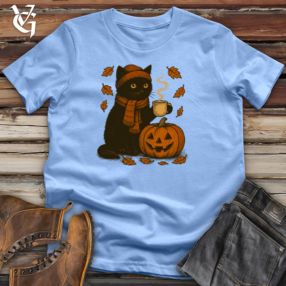 Black Cat Halloween Softstyle Tee