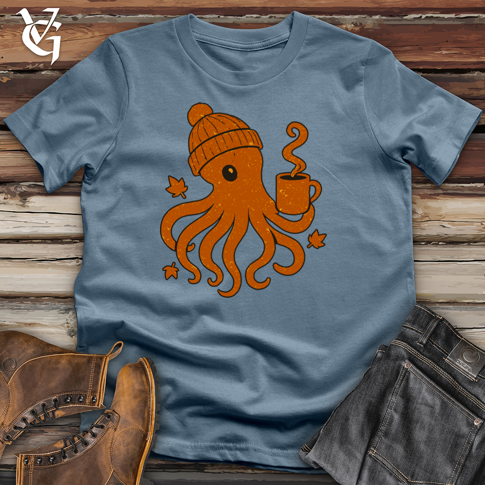 Autumn Gold Octopus Softstyle Tee