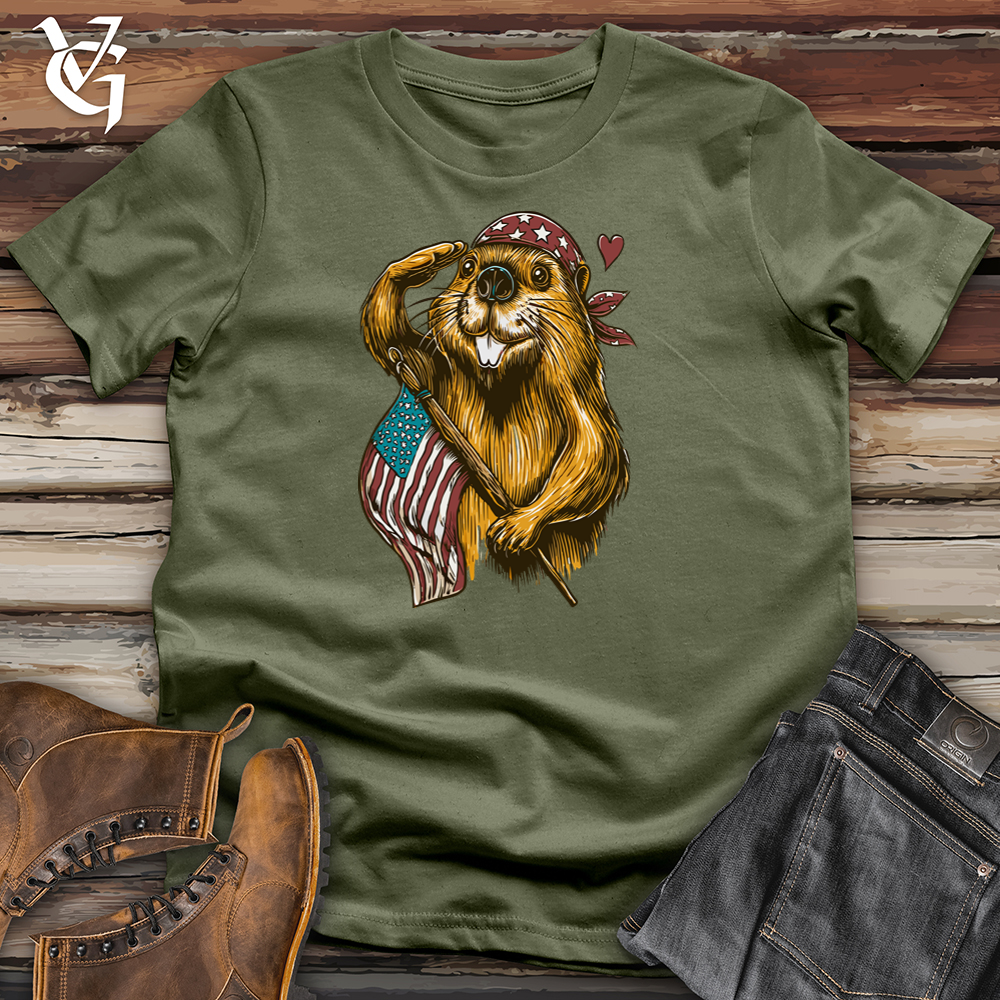 Brave Beaver Saluting Softstyle Tee