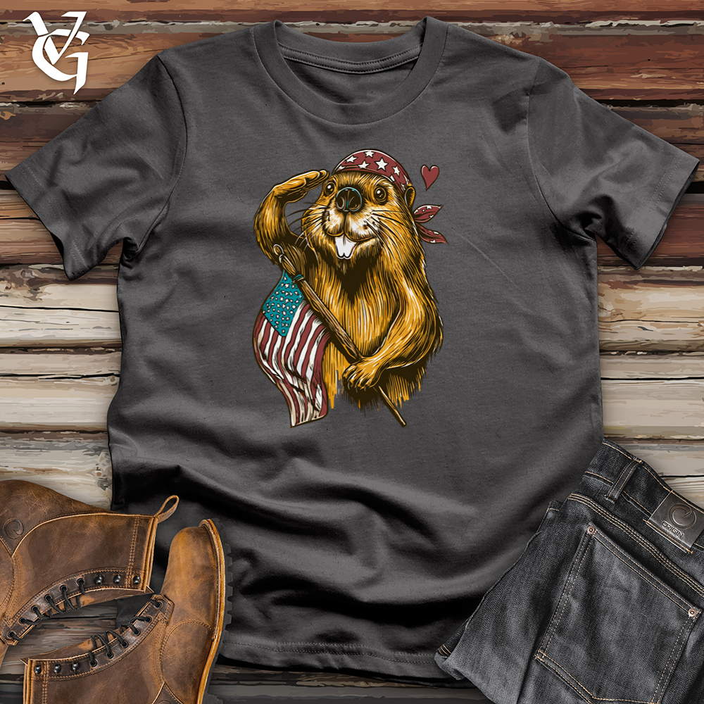 Brave Beaver Saluting Softstyle Tee