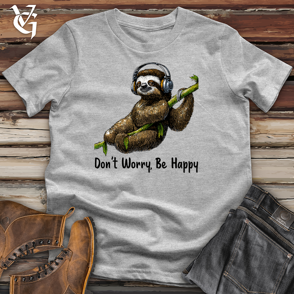 Don't Worry Be Happy Sloth Softstyle Tee