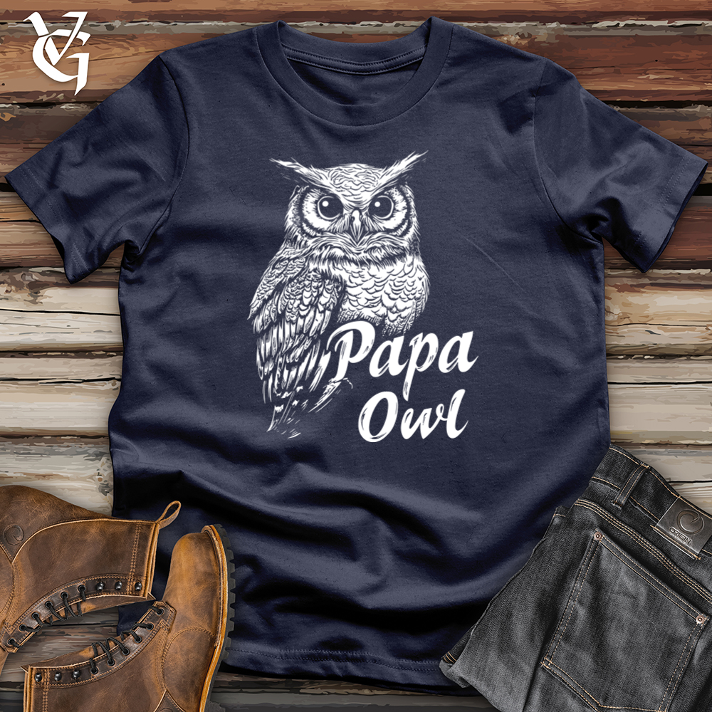 Papa Owl Softstyle Tee