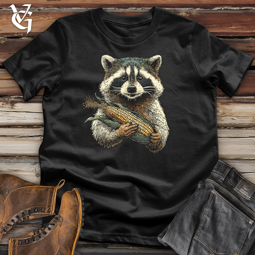 Raccoon On The Cob Softstyle Tee
