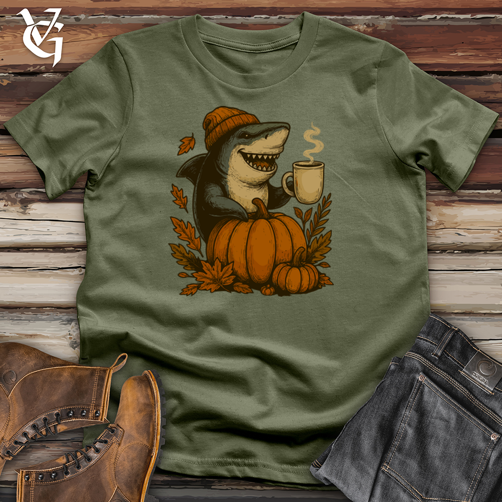 Shark Pumpkin Harvest Softstyle Tee