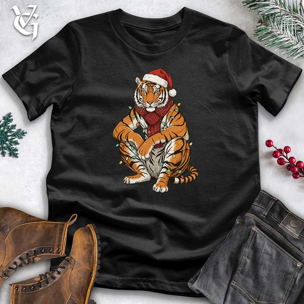Holiday Tiger Sitting Tee