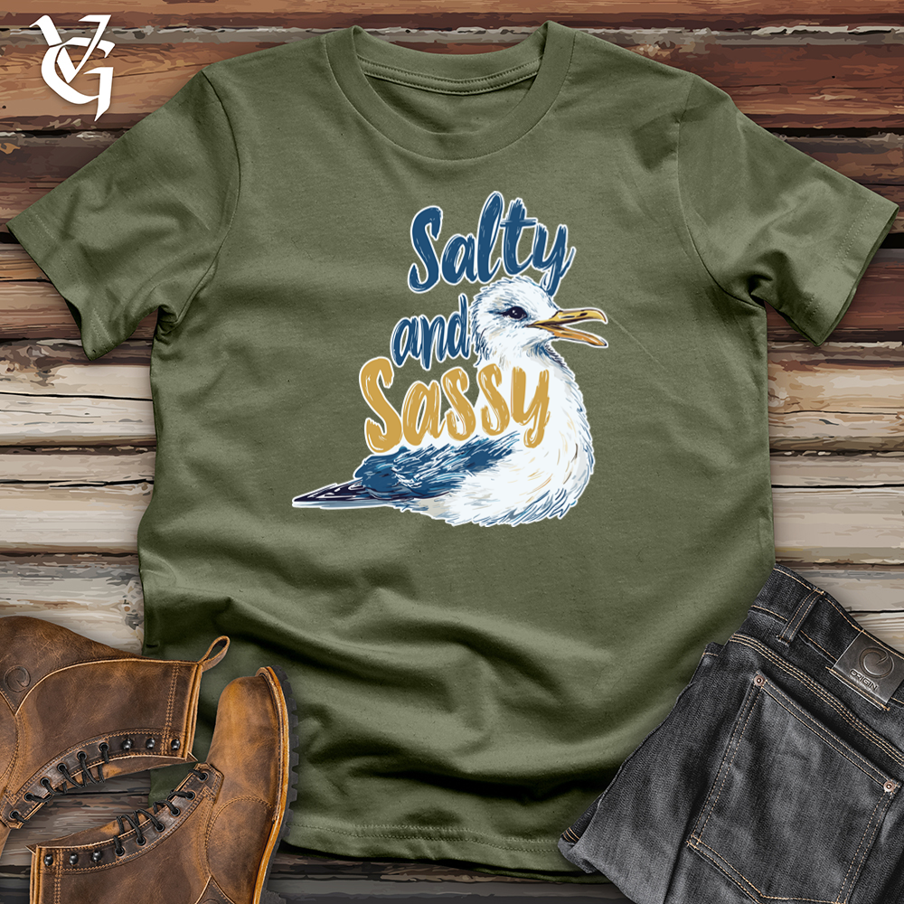 Salty and Sassy Seagull Softstyle Tee