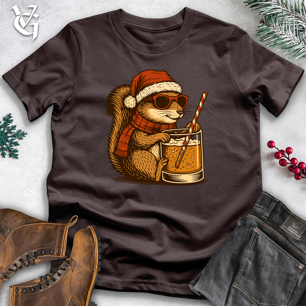 Christmas Thirsty Squirrel Softstyle Tee