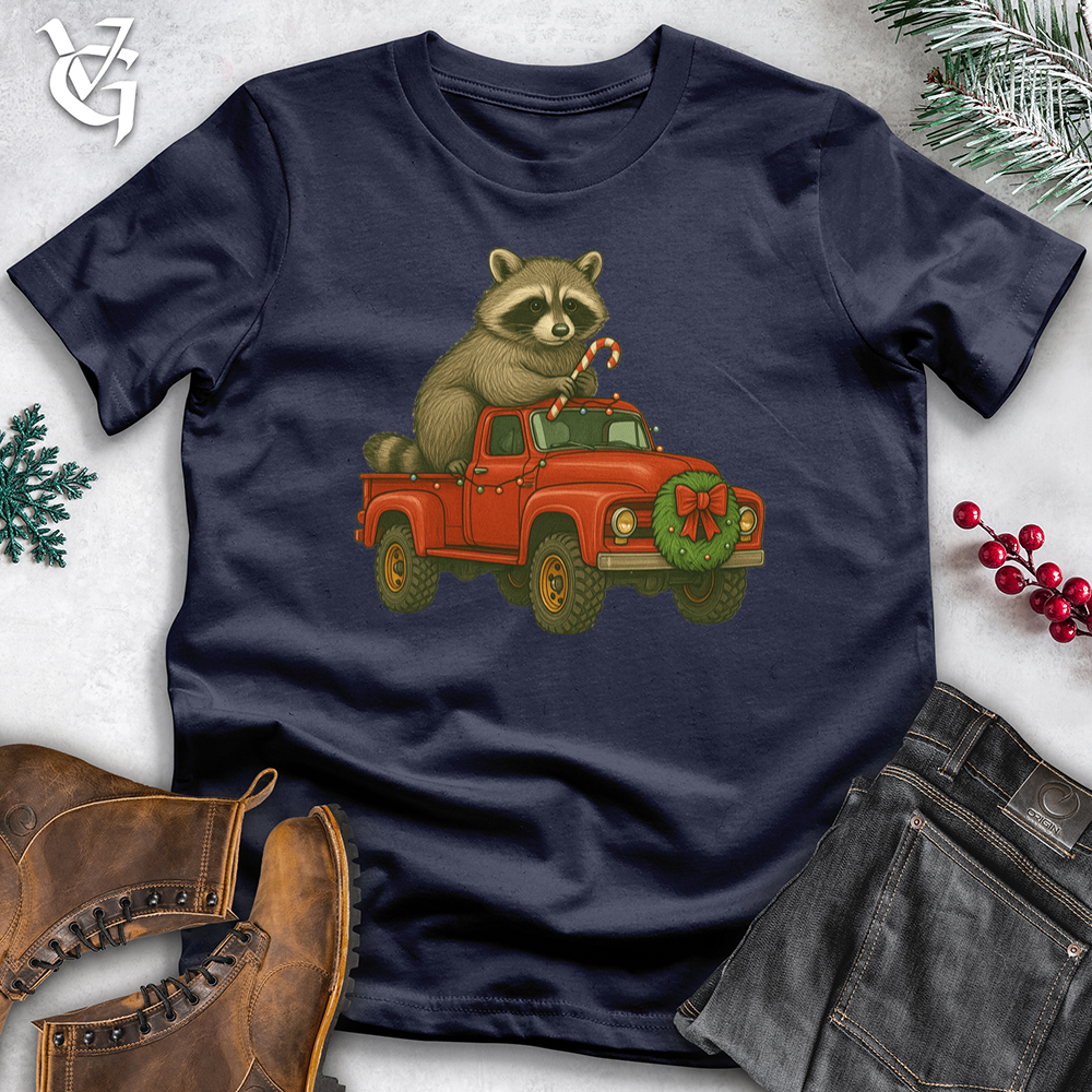 Holiday Giant Raccoon Softstyle Tee