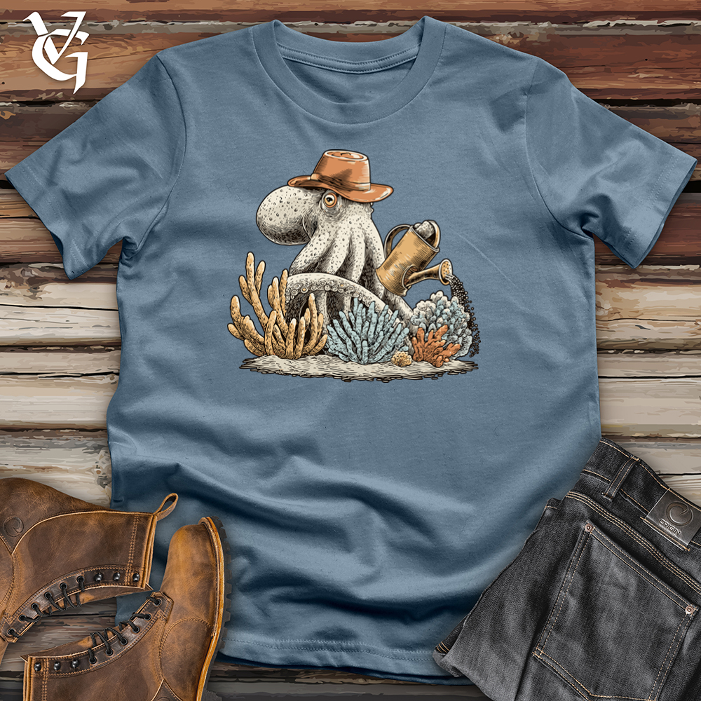 Octopus Coral Watering Softstyle Tee